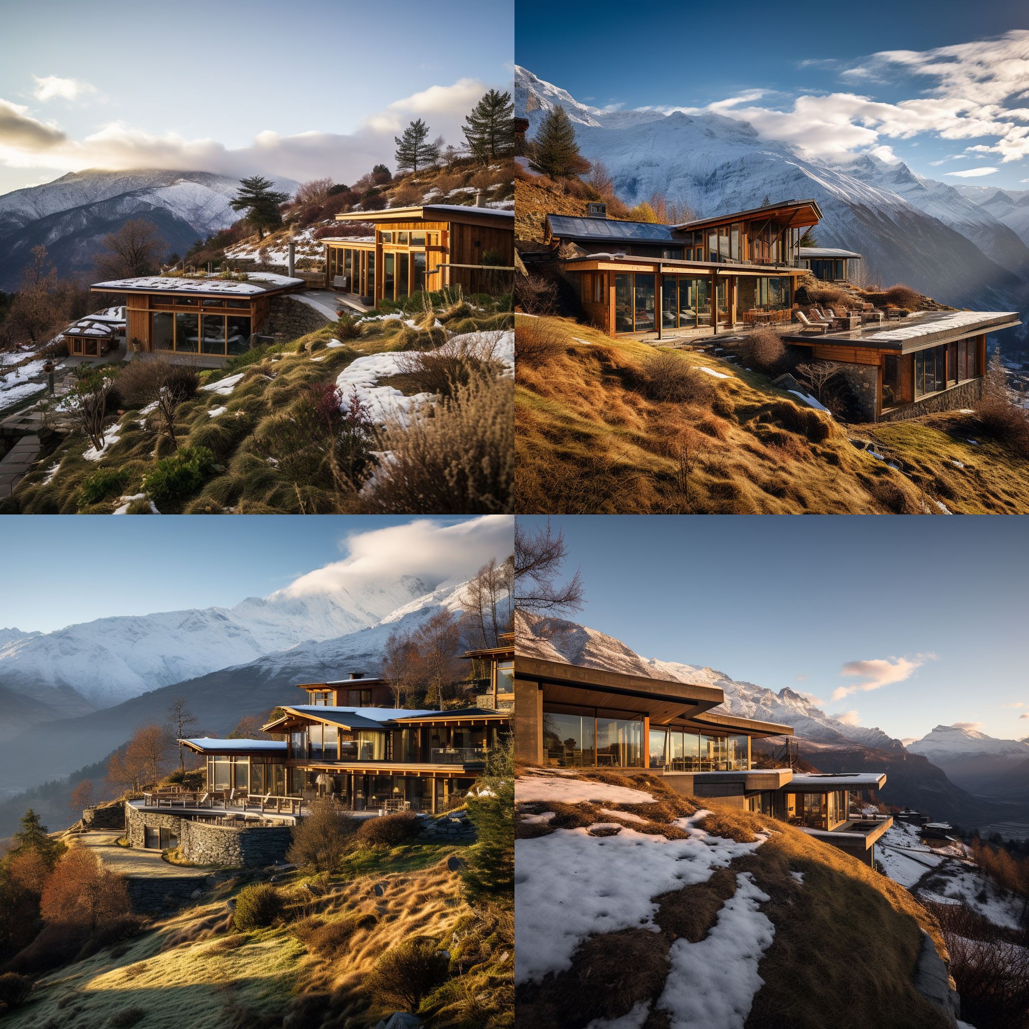 Maisons solaires passives himalayennes