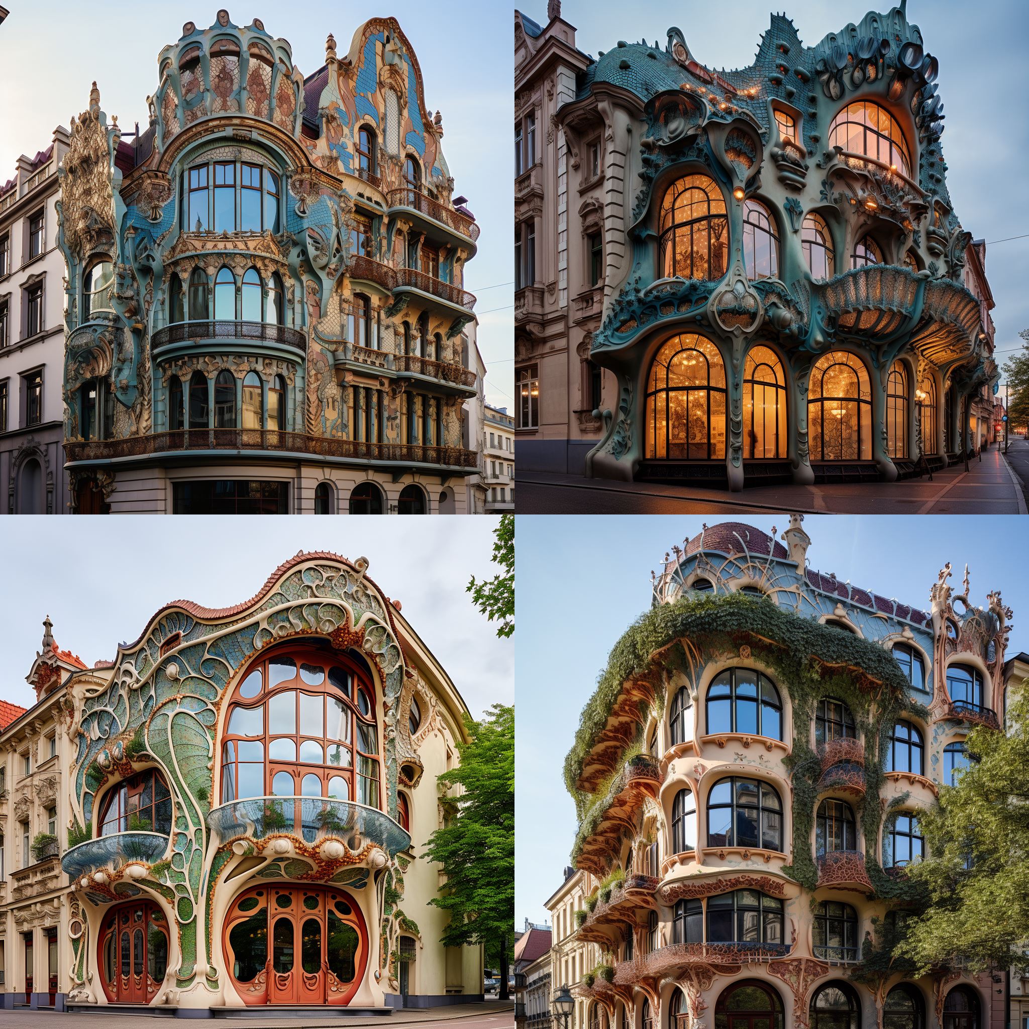 Bâtiment de style Art Nouveau